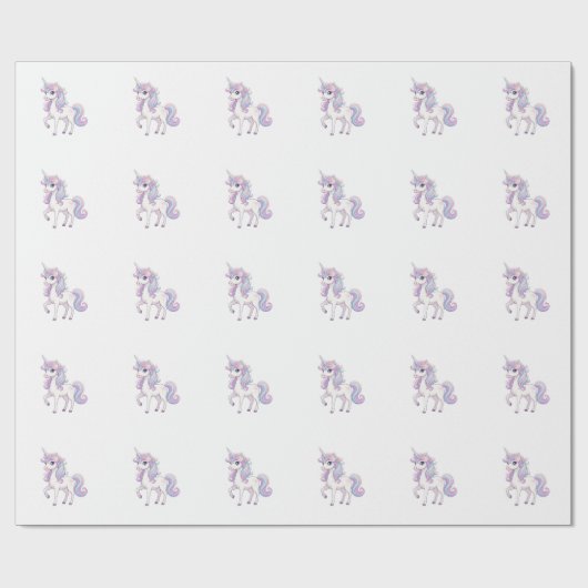 Einhorn-Geschenkpapier Geschenkpapier (Flach)