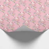 Einhorn-Geschenkpapier Geschenkpapier (Ecke)