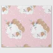 Einhorn-Geschenkpapier Geschenkpapier (Flach)