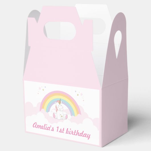 Einhorn Geschenkschachtel (Geöffnet)