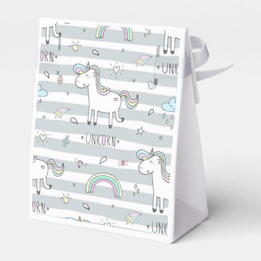 Einhorn Geschenkschachtel (Rückseite)