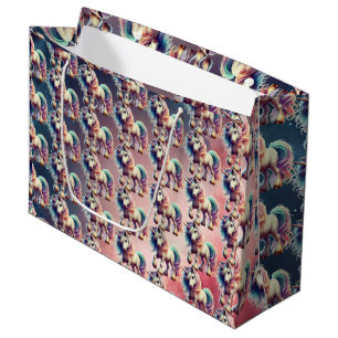 Einhorn-Geschenktasche Große Geschenktüte