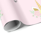 Einhorn-Geschenkverpackungspapier Geschenkpapier (Rolleneckpunkt)
