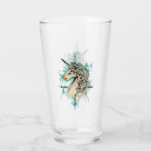 Einhorn Glas (Rückseite)