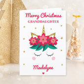 Einhorn Glitzer Weihnachten für Enkeltochter