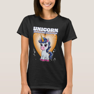 Einhorn-Glitzern jetzt betonen nie einhorchen T-Shirt