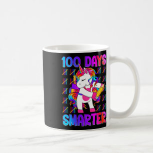 Einhorn glücklich 100 Tage der Schule schlauer hel Kaffeetasse