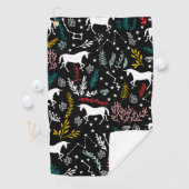 Einhorn-Golf-Tuch Golfhandtuch (Insitu)