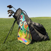 Einhorn Golfhandtuch (Gras)