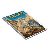 Einhorn, Gothic Fantasy Monster Notizblock (Rechte Seite)