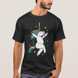 Einhorn Grafik Turner Turnen Akrobat Akrobat T-Shirt