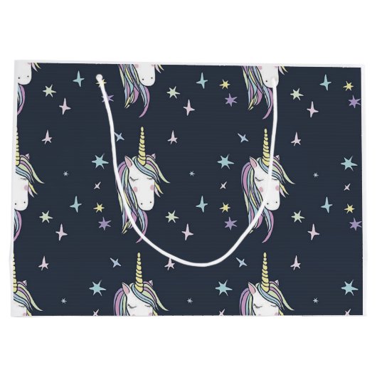Einhorn Große Geschenktüte (Rückseite)