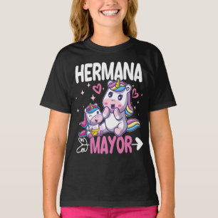 Einhorn Große Schwester Ankündigung T-Shirt
