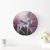 Einhorn Große Wanduhr (Zuhause)