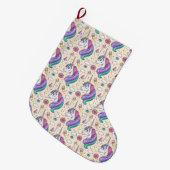 Einhorn Großer Weihnachtsstrumpf (Vorderansicht (hängend))