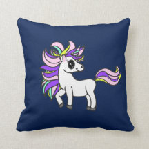 Einhorn Gruppe, buntes Pony