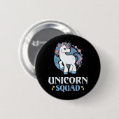 Einhorn-Gruppe Button (Vorne & Hinten)