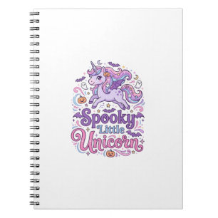 Einhorn Gruseliges Kleines Einhorn Retro-Stil-Shir Notizblock
