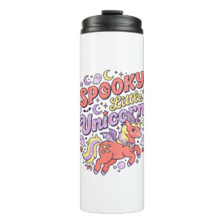 Einhorn Gruseliges kleines Einhorn Whimsical Weiße Thermosbecher