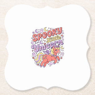 Einhorn Gruseliges kleines Einhorn Whimsical Weiße Untersetzer