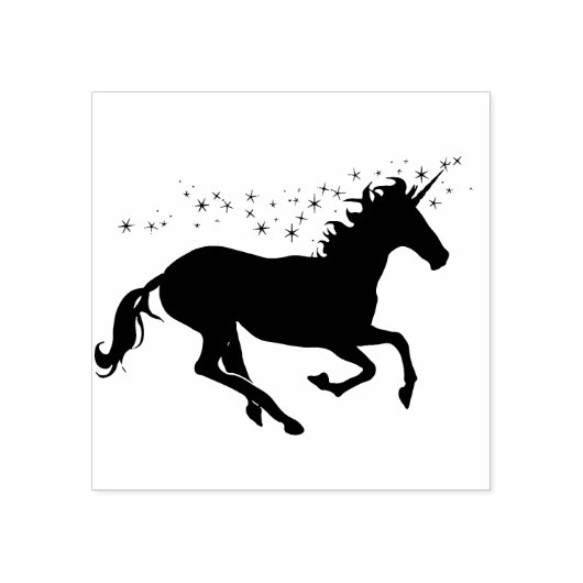 Einhorn Gummistempel (Prägung)