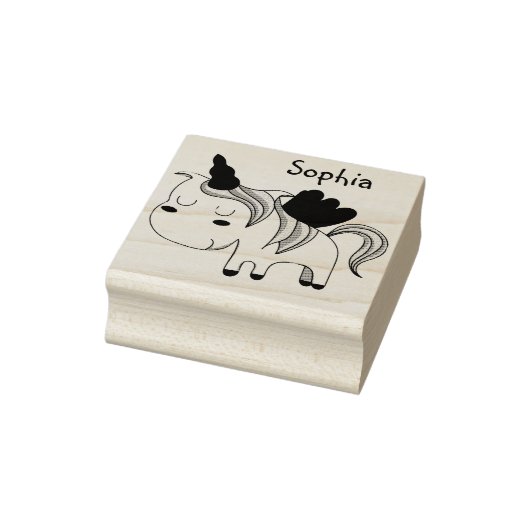 Einhorn Gummistempel (Stempel)