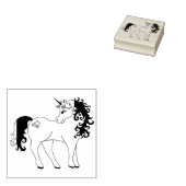 Einhorn Gummistempel (Stempel)