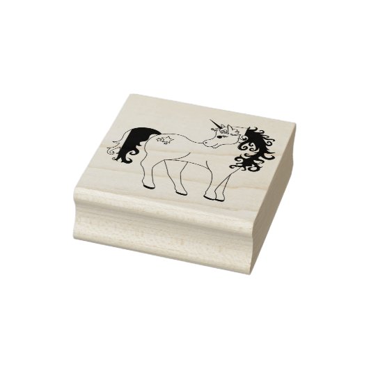 Einhorn Gummistempel (Stempel)