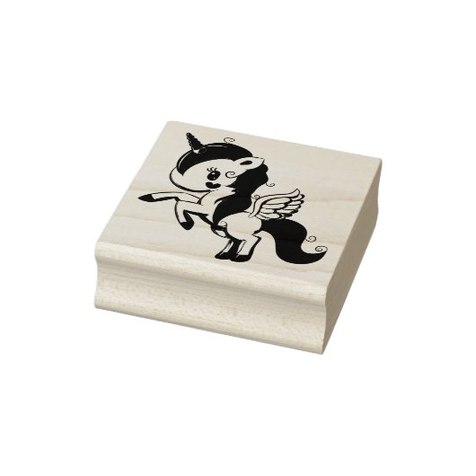 Einhorn Gummistempel (Stempel)