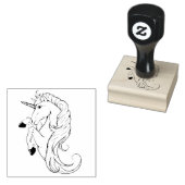 Einhorn Gummistempel (Stempel)
