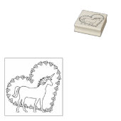 Einhorn Gummistempel (Stempel)