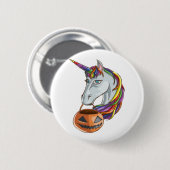 Einhorn Halloween Button (Vorne & Hinten)