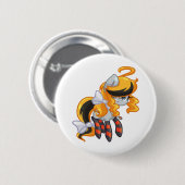 Einhorn Halloween Button (Vorne & Hinten)