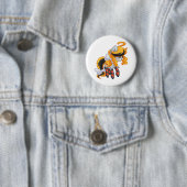 Einhorn Halloween Button (Beispiel)