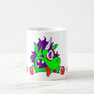 Einhorn Halloween Tier Zombie gruselig Kaffeetasse