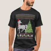 Einhorn-hässliche Weihnachtsstrickjacke-lustiger T-Shirt (Vorderseite)