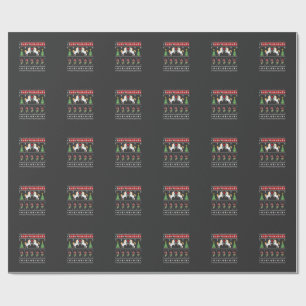 Einhorn hässliches Weihnachtspullover-Party-T-Shir Geschenkpapier
