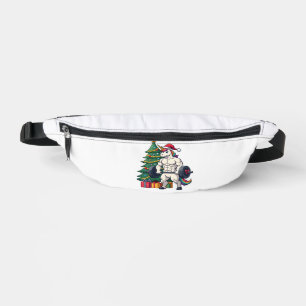 Einhorn hebt Weihnachten Gewichtheben Deadlift G Bauchtasche