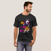 Einhorn Hexe T-Shirt (Vorne ganz)