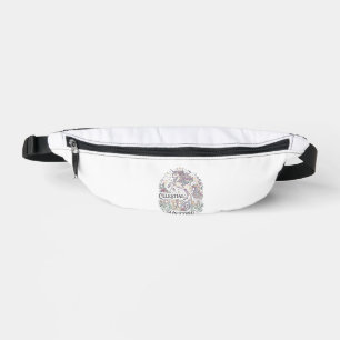 Einhorn Himmelsblüte Einhorn Premium Vektor Typ Bauchtasche