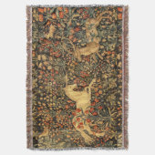 Einhorn & Hirsch Mittelalterlicher Teppich Decke (Vorderseite Vertikal)