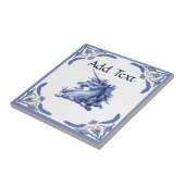 Einhorn, holländischer Look, personalisieren Fliese (Seite)