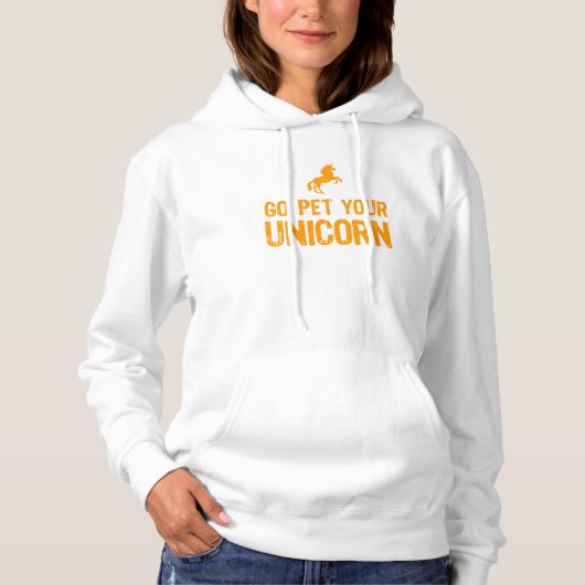 Einhorn Hoodie (Vorderseite)