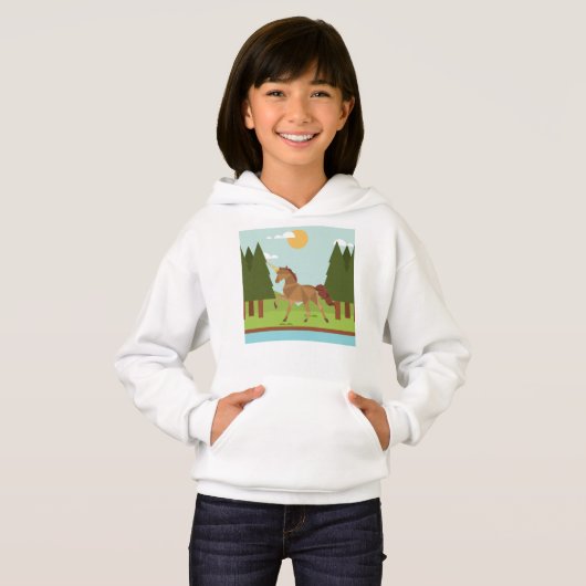 Einhorn Hoodie (Vorne ganz)