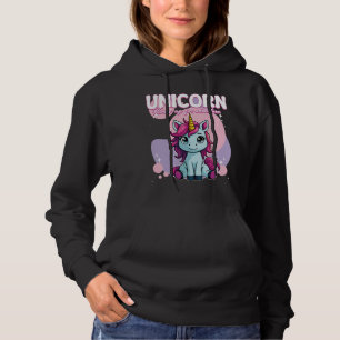 Einhorn Horns Up for Adventure Unicorn Hoodie