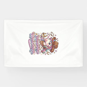 Einhorn Howdy Einhorn Geschenkidee Aufkleber und S Banner