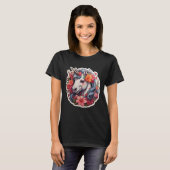 Einhorn, hübsches Design T-Shirt (Vorne ganz)