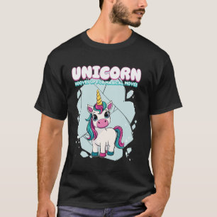 Einhorn-Hufe hoch für magische Bewegungen Einhorn T-Shirt