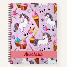 Einhorn Ice Cream Cone Muster