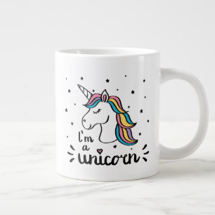 Einhorn Ich bin ein Einhorn Jumbo-Tasse